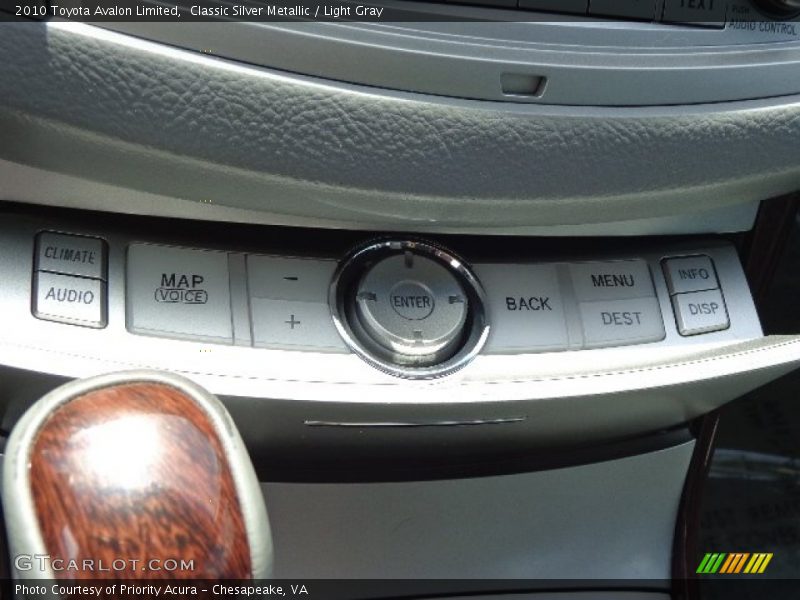Classic Silver Metallic / Light Gray 2010 Toyota Avalon Limited
