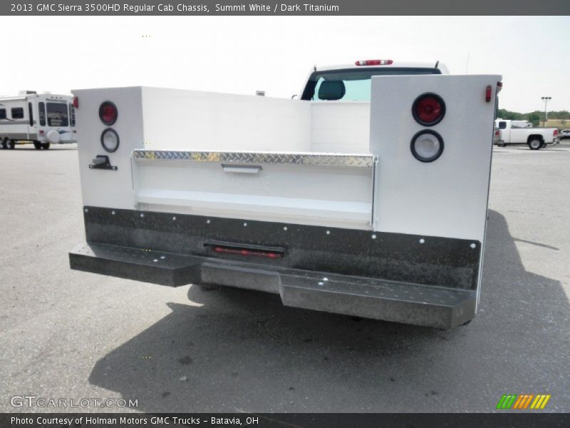 Summit White / Dark Titanium 2013 GMC Sierra 3500HD Regular Cab Chassis