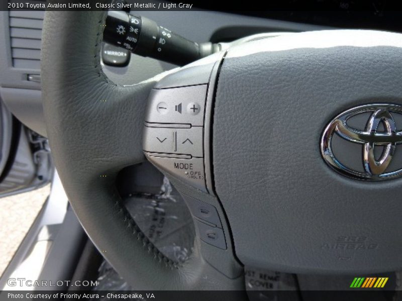 Classic Silver Metallic / Light Gray 2010 Toyota Avalon Limited