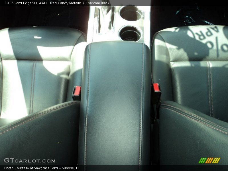 Red Candy Metallic / Charcoal Black 2012 Ford Edge SEL AWD