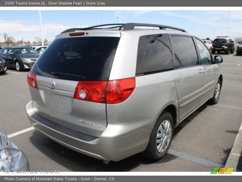 Silver Shadow Pearl / Stone Gray 2006 Toyota Sienna LE