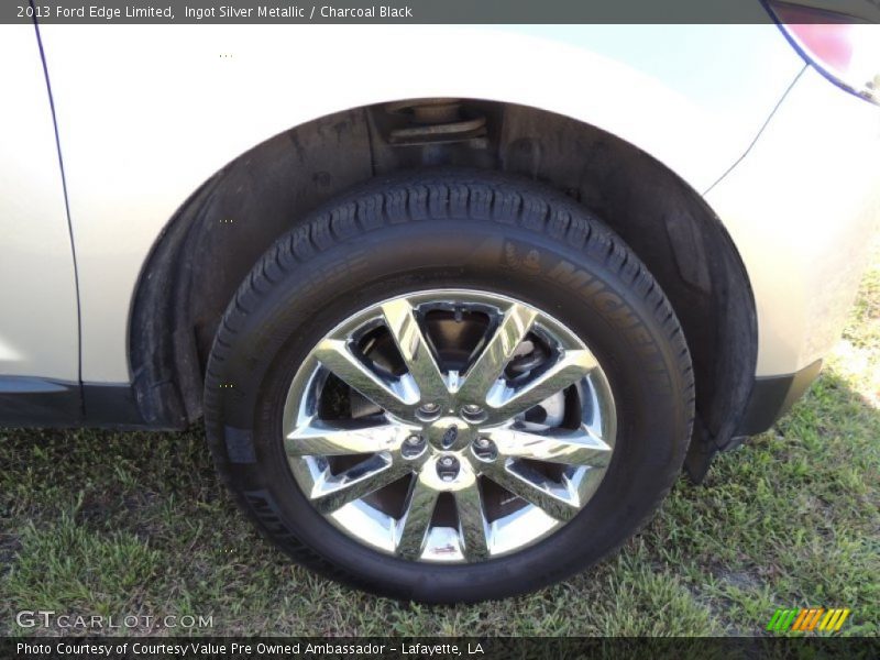 Ingot Silver Metallic / Charcoal Black 2013 Ford Edge Limited