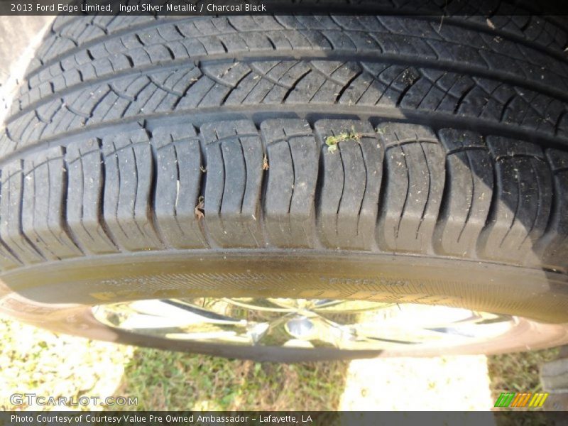 Ingot Silver Metallic / Charcoal Black 2013 Ford Edge Limited