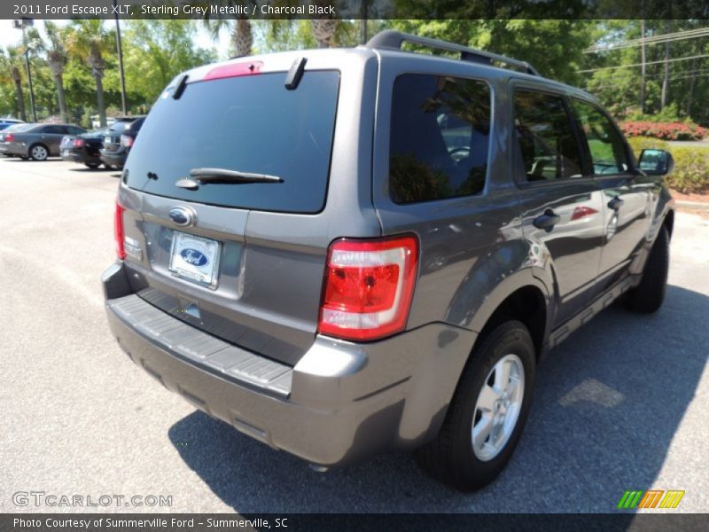 Sterling Grey Metallic / Charcoal Black 2011 Ford Escape XLT