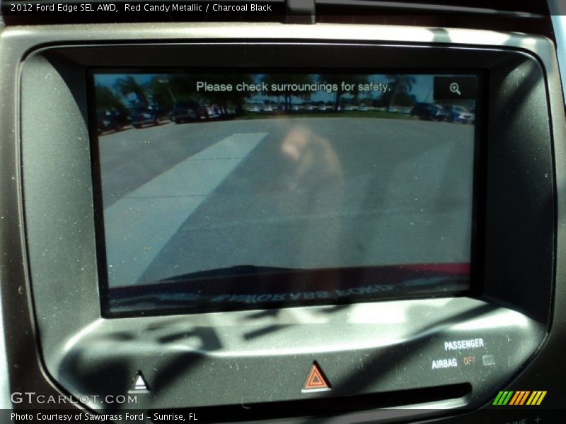 Red Candy Metallic / Charcoal Black 2012 Ford Edge SEL AWD