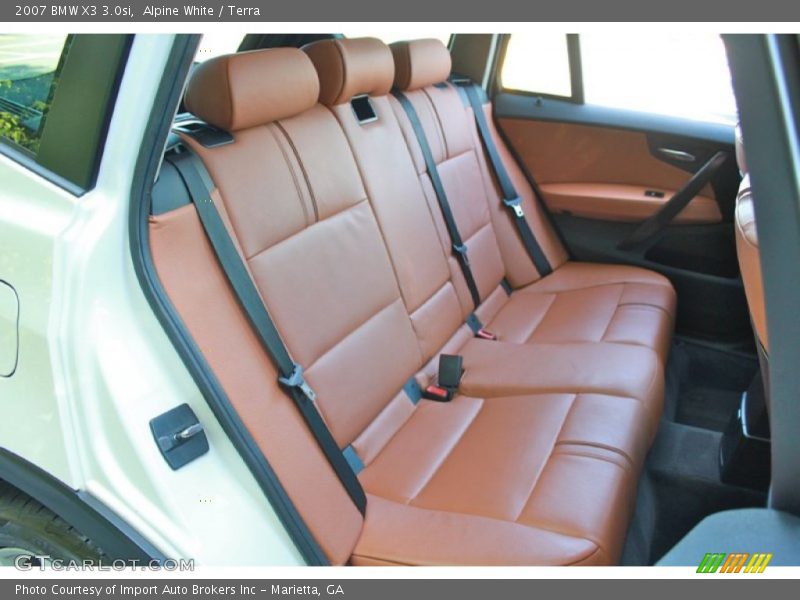 Alpine White / Terra 2007 BMW X3 3.0si