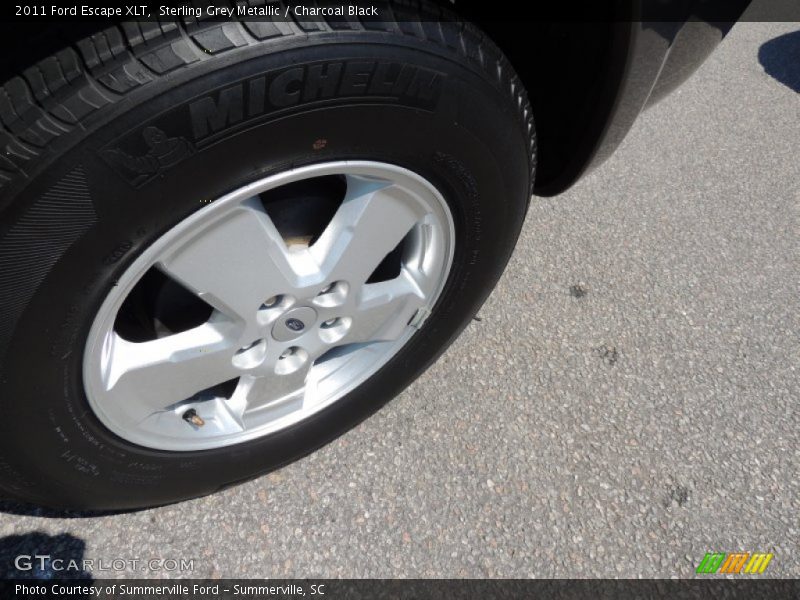Sterling Grey Metallic / Charcoal Black 2011 Ford Escape XLT