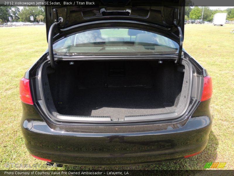 Black / Titan Black 2012 Volkswagen Jetta SE Sedan