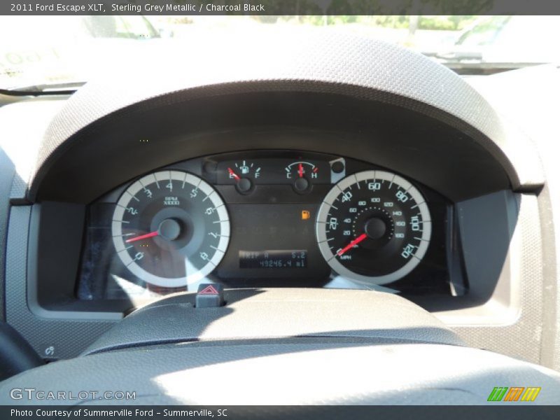 Sterling Grey Metallic / Charcoal Black 2011 Ford Escape XLT