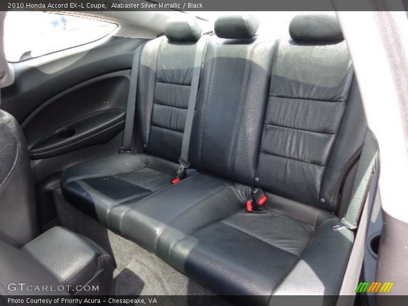 Rear Seat of 2010 Accord EX-L Coupe
