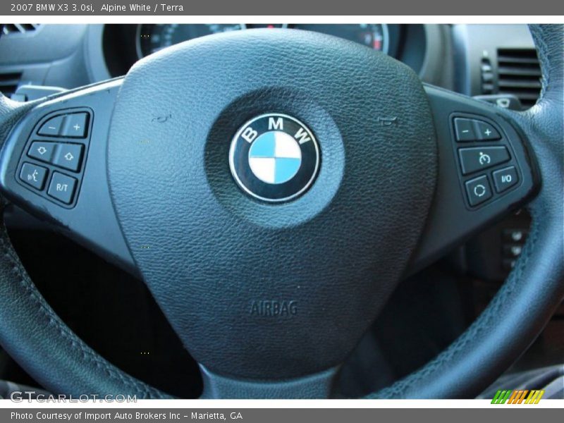 Alpine White / Terra 2007 BMW X3 3.0si
