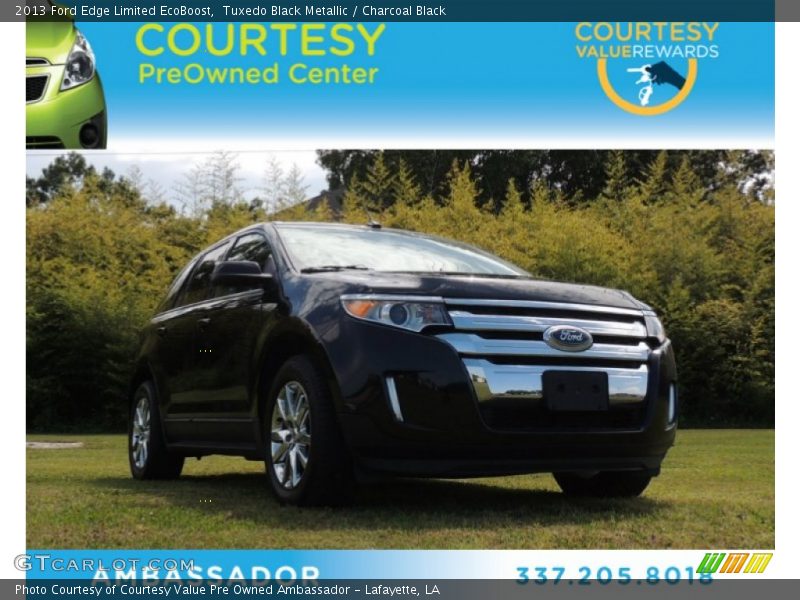 Tuxedo Black Metallic / Charcoal Black 2013 Ford Edge Limited EcoBoost