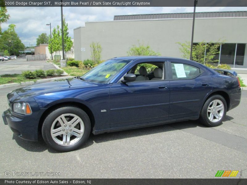 Midnight Blue Pearl / Dark Slate Gray/Light Graystone 2006 Dodge Charger SXT