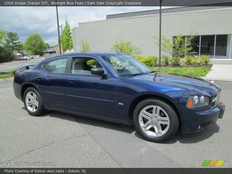 Midnight Blue Pearl / Dark Slate Gray/Light Graystone 2006 Dodge Charger SXT