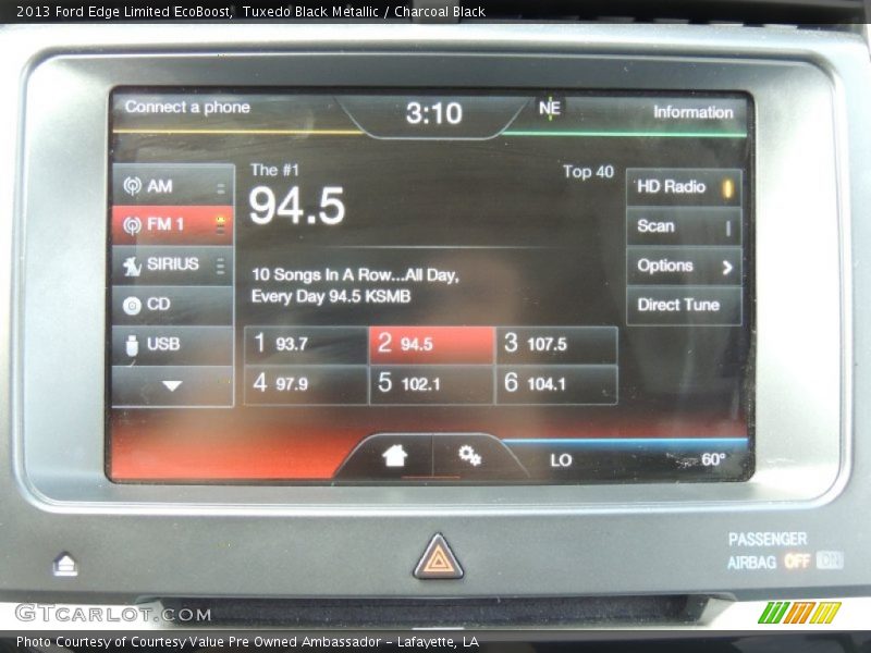 Tuxedo Black Metallic / Charcoal Black 2013 Ford Edge Limited EcoBoost