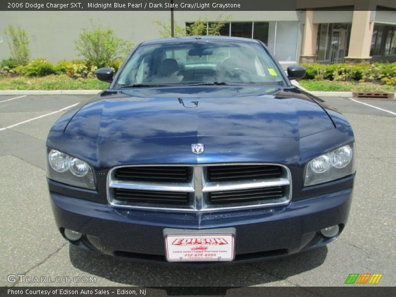 Midnight Blue Pearl / Dark Slate Gray/Light Graystone 2006 Dodge Charger SXT