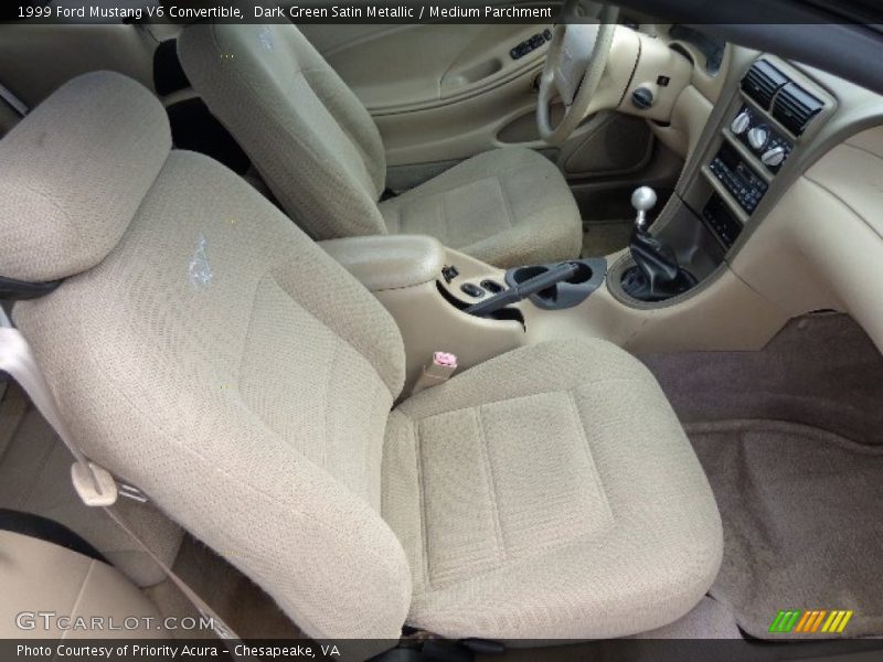  1999 Mustang V6 Convertible Medium Parchment Interior