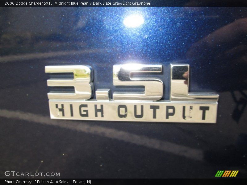 Midnight Blue Pearl / Dark Slate Gray/Light Graystone 2006 Dodge Charger SXT