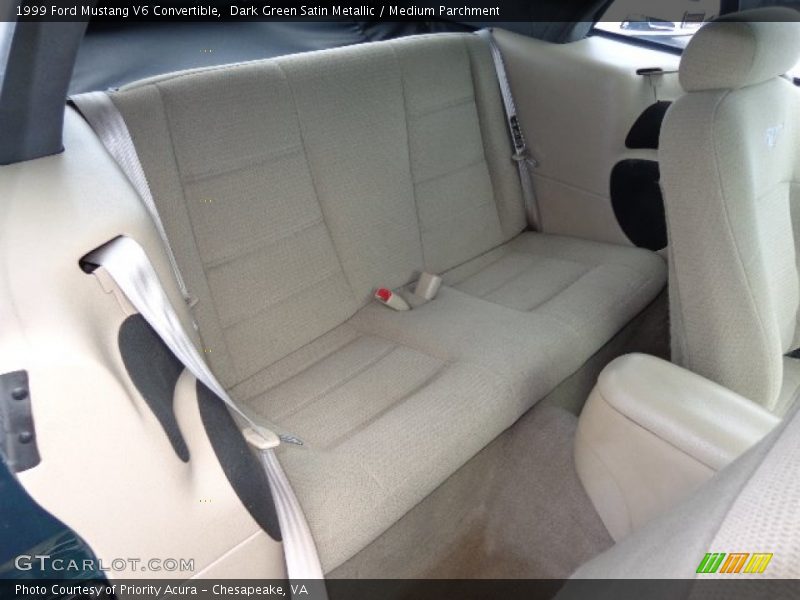 Rear Seat of 1999 Mustang V6 Convertible