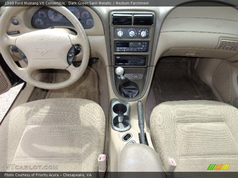 Dashboard of 1999 Mustang V6 Convertible