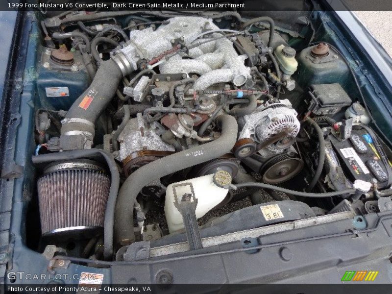  1999 Mustang V6 Convertible Engine - 3.8 Liter OHV 12-Valve V6