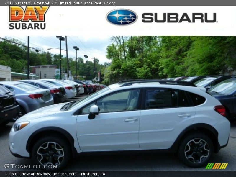 Satin White Pearl / Ivory 2013 Subaru XV Crosstrek 2.0 Limited
