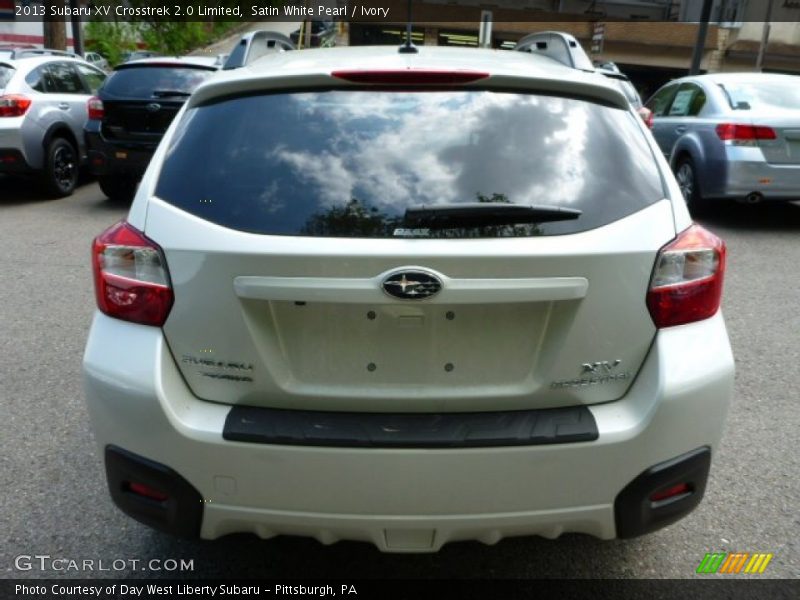 Satin White Pearl / Ivory 2013 Subaru XV Crosstrek 2.0 Limited