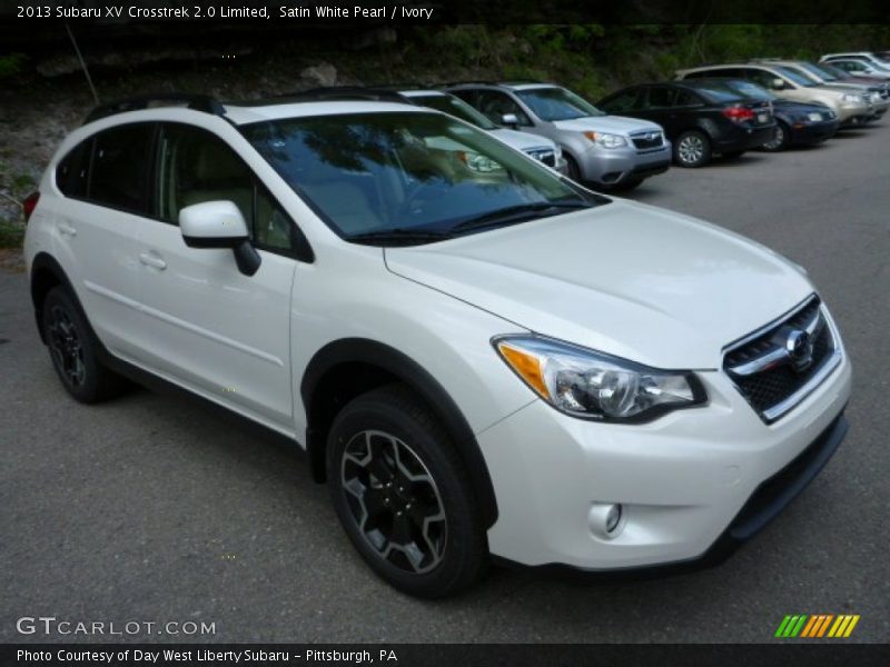 Satin White Pearl / Ivory 2013 Subaru XV Crosstrek 2.0 Limited