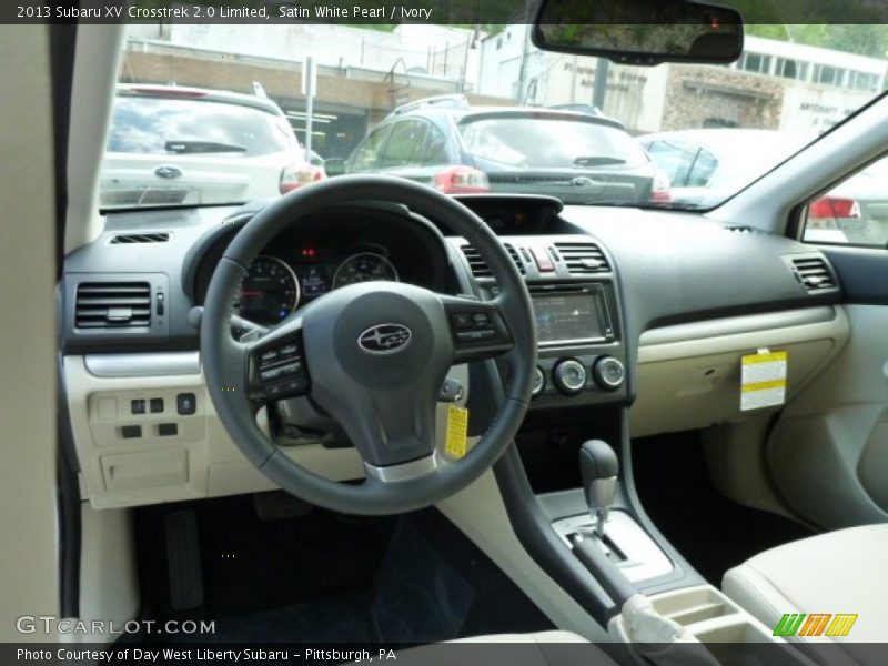 Satin White Pearl / Ivory 2013 Subaru XV Crosstrek 2.0 Limited