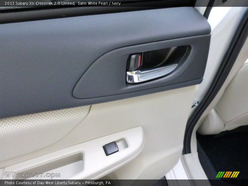 Satin White Pearl / Ivory 2013 Subaru XV Crosstrek 2.0 Limited