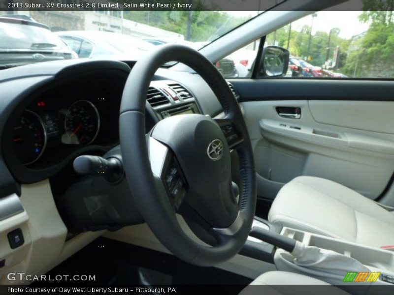 Satin White Pearl / Ivory 2013 Subaru XV Crosstrek 2.0 Limited