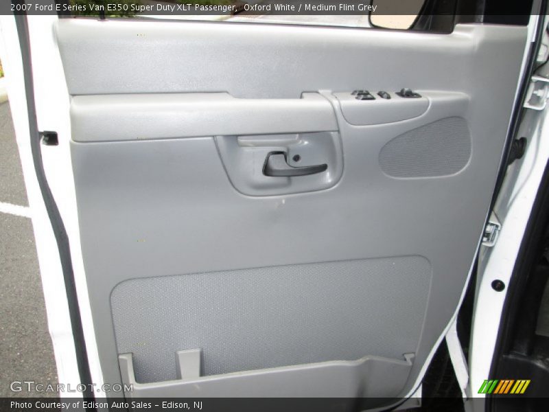 Oxford White / Medium Flint Grey 2007 Ford E Series Van E350 Super Duty XLT Passenger
