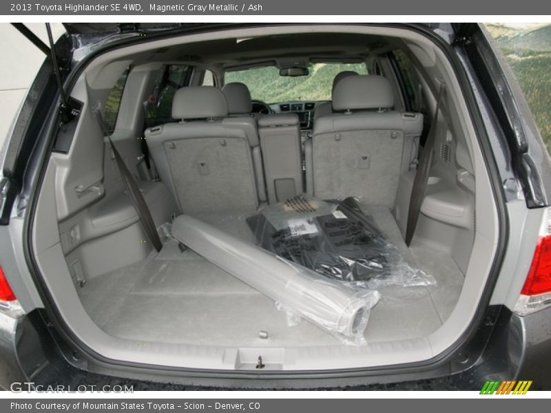 Magnetic Gray Metallic / Ash 2013 Toyota Highlander SE 4WD