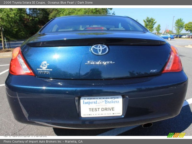 Oceanus Blue Pearl / Dark Stone 2006 Toyota Solara SE Coupe