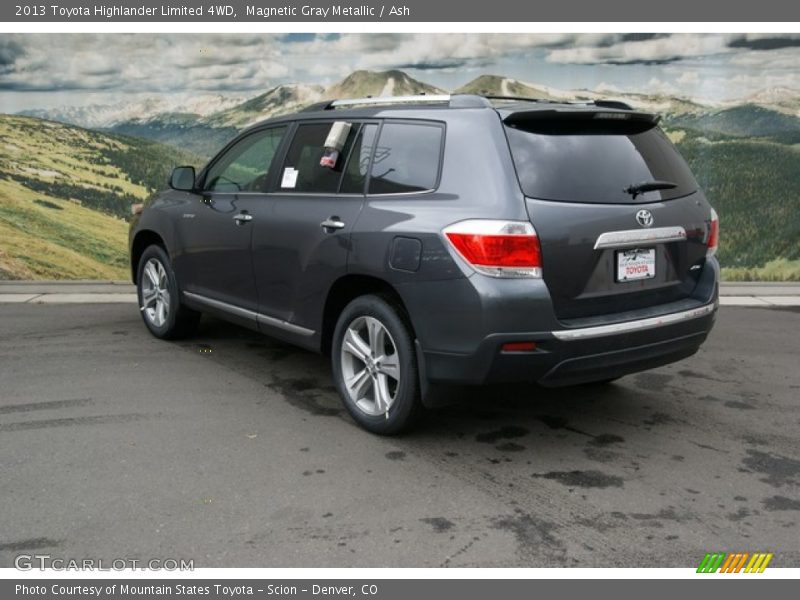 Magnetic Gray Metallic / Ash 2013 Toyota Highlander Limited 4WD