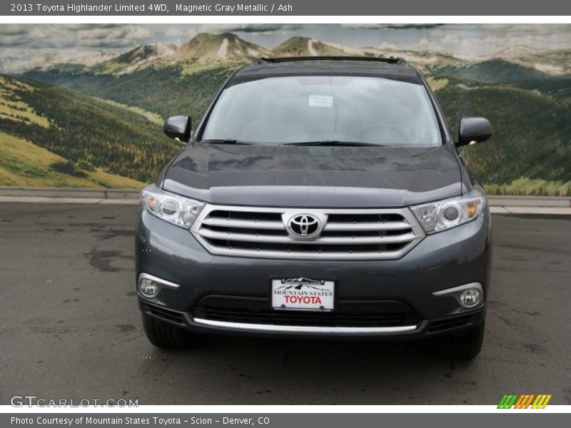 Magnetic Gray Metallic / Ash 2013 Toyota Highlander Limited 4WD