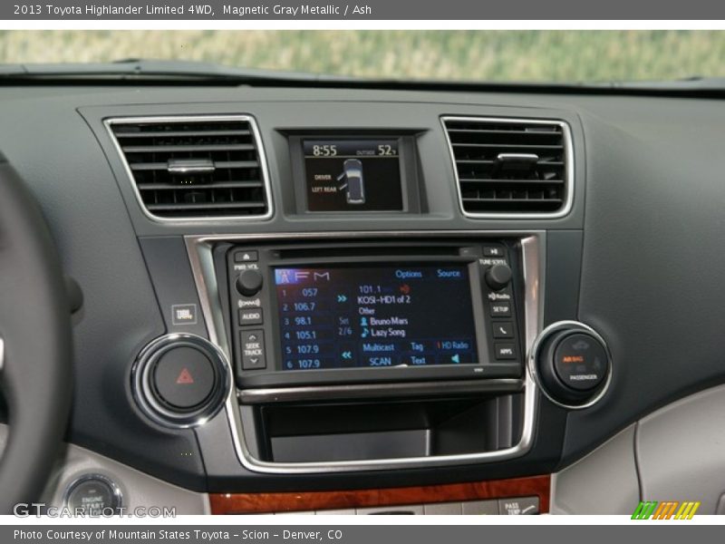 Magnetic Gray Metallic / Ash 2013 Toyota Highlander Limited 4WD