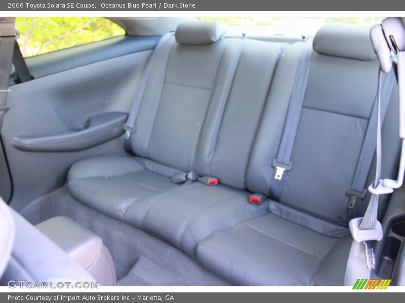 Rear Seat of 2006 Solara SE Coupe