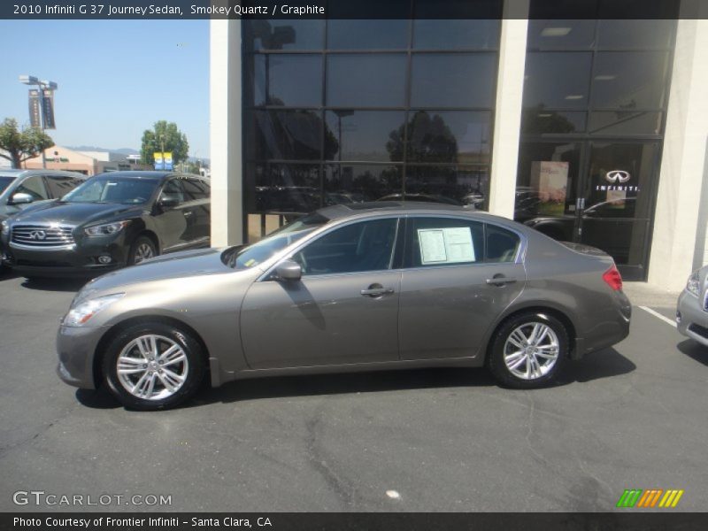 Smokey Quartz / Graphite 2010 Infiniti G 37 Journey Sedan