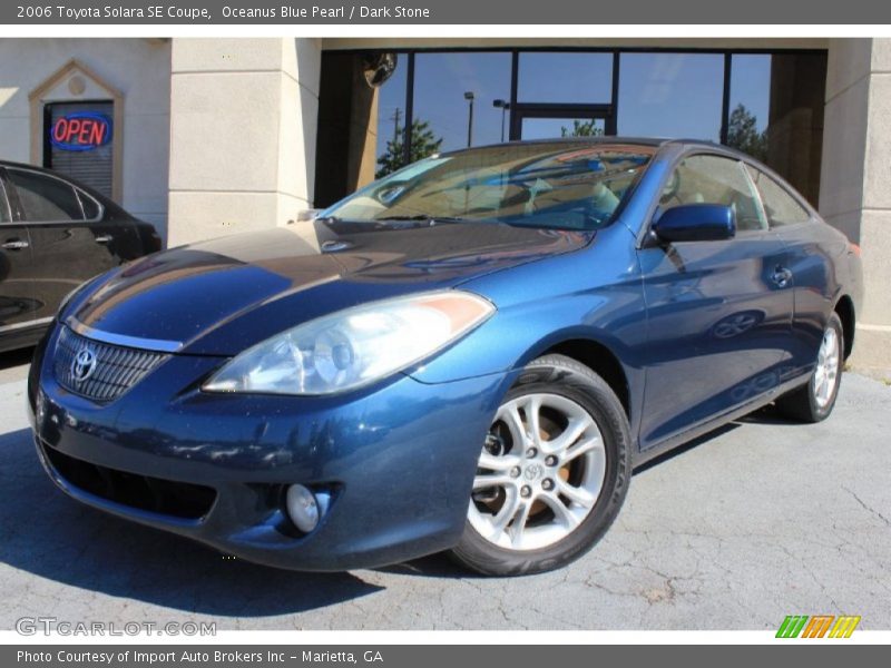 Oceanus Blue Pearl / Dark Stone 2006 Toyota Solara SE Coupe