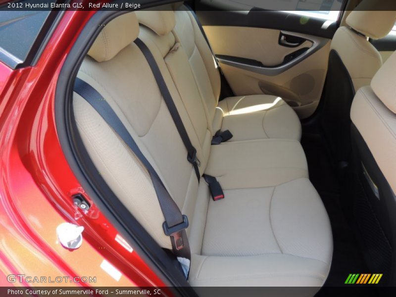 Red Allure / Beige 2012 Hyundai Elantra GLS