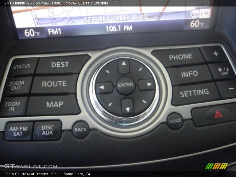 Smokey Quartz / Graphite 2010 Infiniti G 37 Journey Sedan
