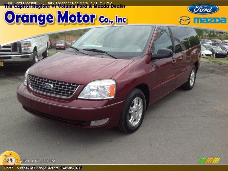 Dark Toreador Red Metallic / Flint Grey 2006 Ford Freestar SEL