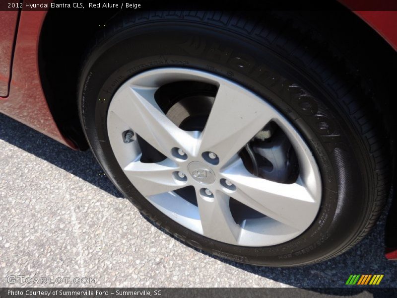 Red Allure / Beige 2012 Hyundai Elantra GLS