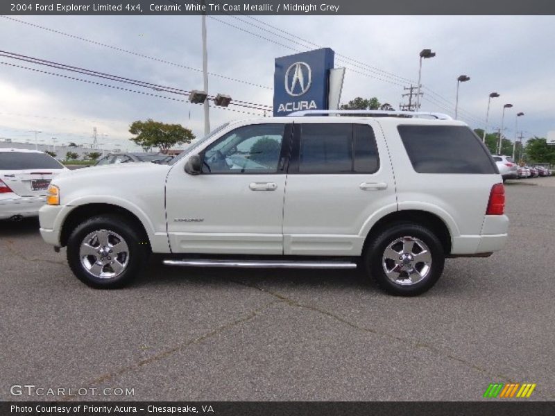  2004 Explorer Limited 4x4 Ceramic White Tri Coat Metallic