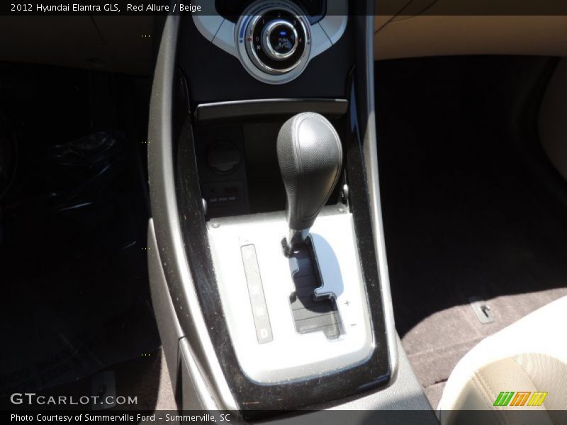 Red Allure / Beige 2012 Hyundai Elantra GLS