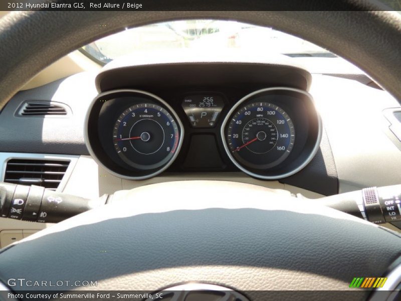 Red Allure / Beige 2012 Hyundai Elantra GLS