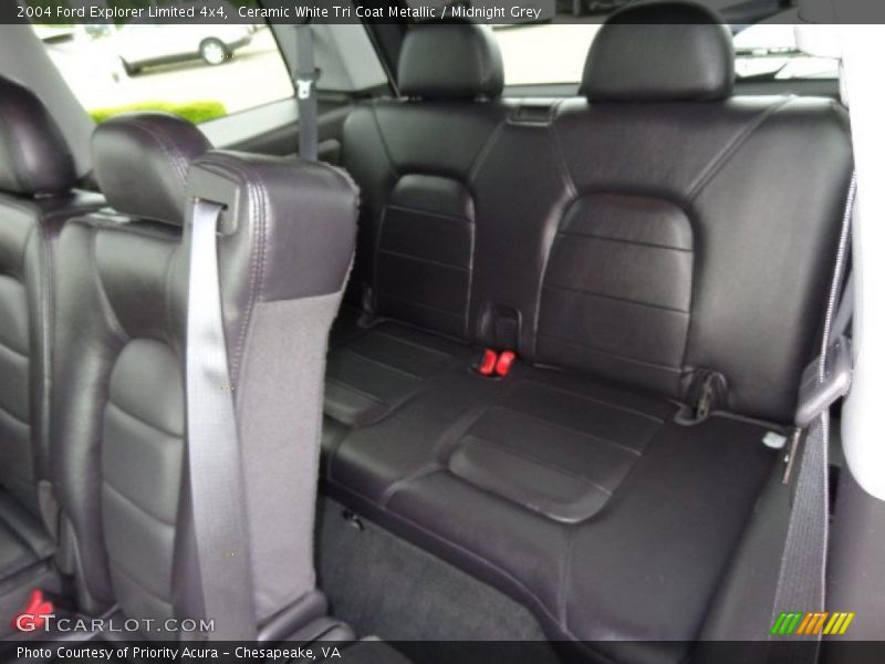 Ceramic White Tri Coat Metallic / Midnight Grey 2004 Ford Explorer Limited 4x4
