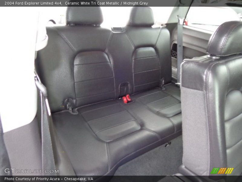 Ceramic White Tri Coat Metallic / Midnight Grey 2004 Ford Explorer Limited 4x4
