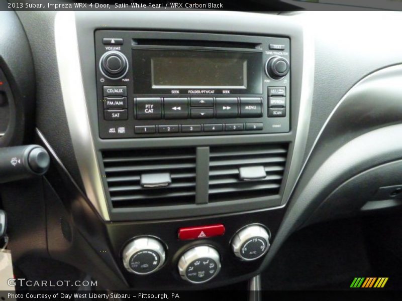 Audio System of 2013 Impreza WRX 4 Door